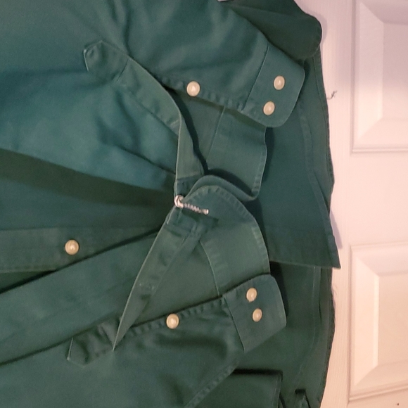 Alexander Julian Colors 2XL Green Long Sleeve Men's Button Down Shirt - Picture 3 of 7